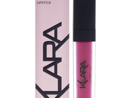 Kiss Proof Lipstick Liquid Matte - 8 Fuschia Pop by Klara for Women - 0.3 oz Lipstick Sale