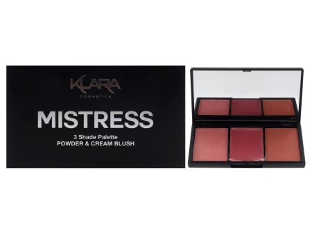 Contour Bronze Blush and Highlight Palette - Mistress by Klara for Women - 0.35 oz Makeup For Discount