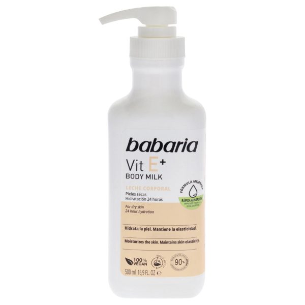 Vitamin E Plus Body Milk by Babaria for Unisex - 16.9 oz Body Milk Discount