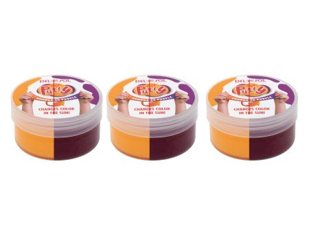 Color-Changing Sol Putty - Orange to Purple by DelSol for Unisex - 1 Pc Putty - Pack of 3 Online Sale