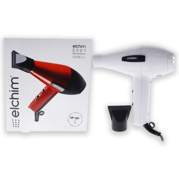 2001 High Pressure Hair Dryer - White by Elchim for Unisex - 1 Pc Hair Dryer Sale