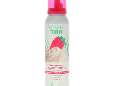 Strawberries and Cream Pink Whipped Gradual Tanner by Skinny Tan for Women - 5 oz Bronzer Online now