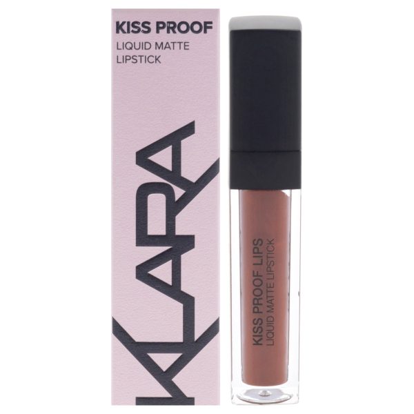 Kiss Proof Lipstick Liquid Matte - 14 Chocolate Temptation by Klara for Women - 0.3 oz Lipstick Hot on Sale