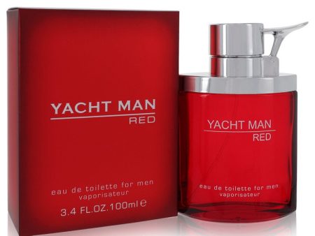 Yacht Man Red by Myrurgia Eau De Toilette Spray 3.4 oz Online Hot Sale