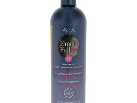 Fanci-Full Rinse Instant Hair Color - 41 True Steel by Roux for Unisex - 15.2 oz Hair Color Supply