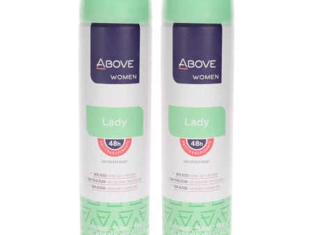 48 Hours Antiperspirant Deodorant - Lady by Above for Women - 3.17 oz Deodorant Spray - Pack of 2 Fashion